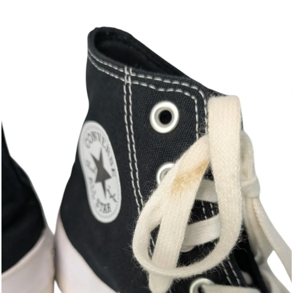 Converse Chuck Taylor All Star Black Lugged Hi Top Sneakers Size 7.5 565901C
